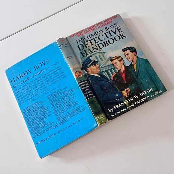 The Hardy Boys Detective Handbook Antique Book - Picture 3 of 7